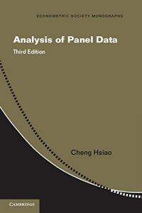 Descargar Analysis of Panel Data (Econometric Society Monographs) pdf, epub, ebook