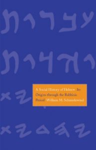 Descargar A Social History of Hebrew: Its Origins Through the Rabbinic Period (The Anchor Yale Bible Reference Library) pdf, epub, ebook