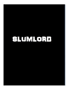 Descargar SLUMLORD (English Edition) pdf, epub, ebook