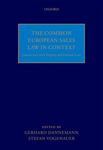 Descargar The Common European Sales Law in Context: Interactions with English and German Law pdf, epub, ebook