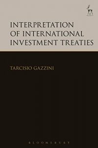 Descargar Interpretation of International Investment Treaties pdf, epub, ebook