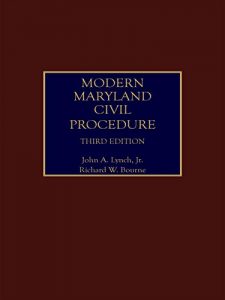 Descargar Modern Maryland Civil Procedure, Second Edition pdf, epub, ebook