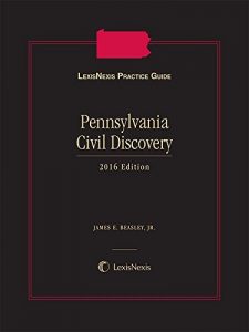 Descargar LexisNexis Practice Guide Pennsylvania Civil Discovery, 2016 Edition pdf, epub, ebook