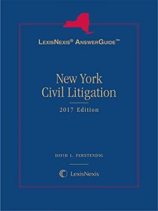 Descargar LexisNexis AnswerGuide New York Civil Litigation, 2017 Edition pdf, epub, ebook