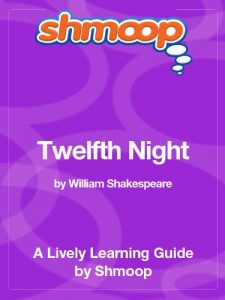 Descargar Twelfth Night: Shmoop Study Guide pdf, epub, ebook