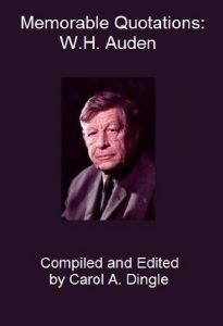 Descargar Memorable Quotations: W.H. Auden (English Edition) pdf, epub, ebook