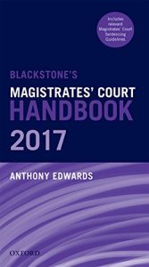 Descargar Blackstone’s Magistrates’ Court Handbook 2017 pdf, epub, ebook