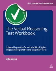 Descargar The Verbal Reasoning Test Workbook: Unbeatable Practice for Verbal Ability English Usage and Interpretation and Judgement Tests (Testing Series) pdf, epub, ebook