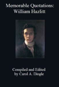 Descargar Memorable Quotations: William Hazlitt (English Edition) pdf, epub, ebook