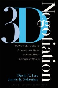 Descargar 3-d Negotiation: Powerful Tools to Change the Game in Your Most Important Deals pdf, epub, ebook