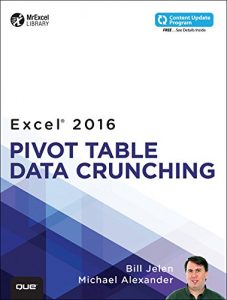 Descargar Excel 2016 Pivot Table Data Crunching (includes Content Update Program) (MrExcel Library) pdf, epub, ebook