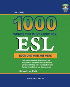 Descargar Columbia 1000 Words You Must Know for ESL: Book One with Answers (English Edition) pdf, epub, ebook