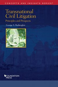 Descargar Transnational Civil Litigation (Concepts and Insights) pdf, epub, ebook