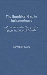 Descargar Empirical Gap in Jurisprudence: A Comprehensive Study of the Supreme Court of Canada (Heritage) pdf, epub, ebook