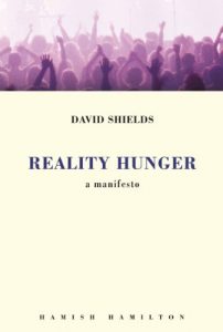 Descargar Reality Hunger: A Manifesto pdf, epub, ebook