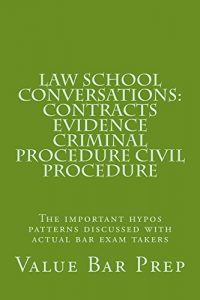 Descargar Law School Conversations: Contracts Evidence Criminal Procedure Civil Procedure: Law School Conversations: Contracts Evidence Criminal Procedure Civil Procedure (English Edition) pdf, epub, ebook