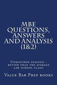 Descargar MBE Questions,  Answers and Analysis (1&2): e law book (English Edition) pdf, epub, ebook