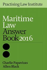 Descargar Maritime Law Answer Book 2016 pdf, epub, ebook