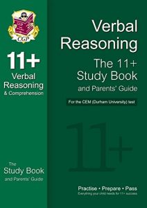 Descargar 11+ Verbal Reasoning Study Book and Parents’ Guide for the CEM Test pdf, epub, ebook