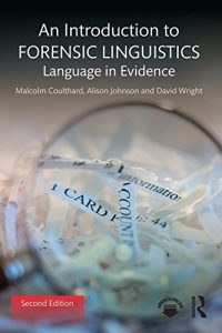 Descargar An Introduction to Forensic Linguistics: Language in Evidence pdf, epub, ebook