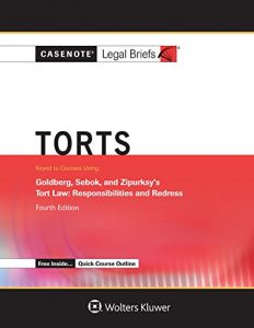 Descargar Torts, Keyed to Goldberg Sebok and Ziprusky (Casenote Legal Briefs) pdf, epub, ebook