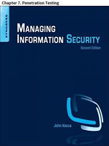 Descargar Managing Information Security: Chapter 7. Penetration Testing pdf, epub, ebook