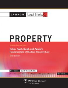 Descargar Property, Rabin, Kwall, Kwall, and Arnold Fundamentals of Modern Property Law (Casenote Legal Briefs) pdf, epub, ebook