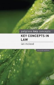 Descargar Key Concepts in Law (Palgrave Key Concepts) pdf, epub, ebook