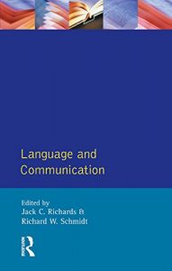 Descargar Language and Communication (Applied Linguistics and Language Study) pdf, epub, ebook