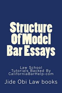 Descargar Structure Of Model Bar Essays: Structure Of Model Bar Essays (English Edition) pdf, epub, ebook