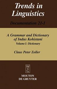 Descargar Dictionary: Volume 1 (Trends in Linguistics. Documentation [TiLDOC]) pdf, epub, ebook