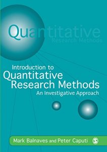 Descargar Introduction to Quantitative Research Methods: An Investigative Approach pdf, epub, ebook