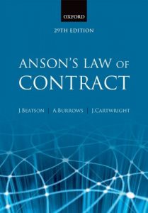 Descargar Anson’s Law of Contract pdf, epub, ebook