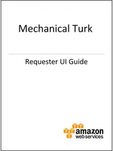 Descargar Amazon Mechanical Turk Requester UI Guide (English Edition) pdf, epub, ebook