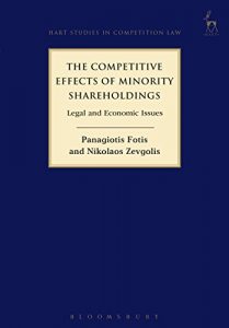 Descargar The Competitive Effects of Minority Shareholdings: Legal and Economic Issues (Hart Studies in Competition Law) pdf, epub, ebook