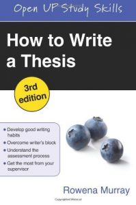 Descargar How To Write A Thesis (Open Up Study Skills) pdf, epub, ebook