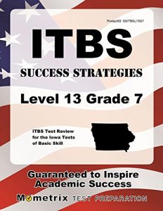 Descargar ITBS Success Strategies Level 13 Grade 7 Study Guide: ITBS Test Review for the Iowa Tests of Basic Skills (English Edition) pdf, epub, ebook