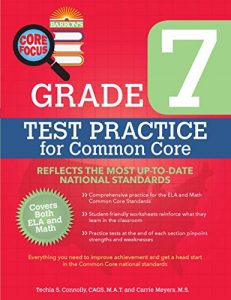 Descargar Barron’s Core Focus Grade 7: Test Practice for Common Core pdf, epub, ebook