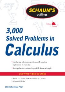 Descargar Schaum’s 3,000 Solved Problems in Calculus (Schaum’s Outlines) pdf, epub, ebook