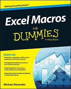 Descargar Excel Macros For Dummies pdf, epub, ebook