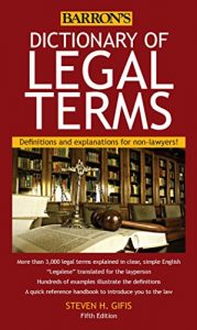 Descargar Dictionary of Legal Terms:Definitions and Explanations for Non-Lawyers. 5th edition pdf, epub, ebook