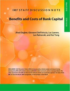 Descargar Benefits and Costs of Bank Capital pdf, epub, ebook