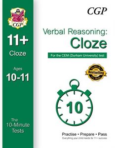 Descargar 10-Minute Tests for 11+ Verbal Reasoning: Cloze Ages 10-11 (Book 1) – CEM Test pdf, epub, ebook