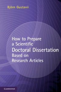 Descargar How to Prepare a Scientific Doctoral Dissertation Based on Research Articles pdf, epub, ebook