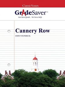 Descargar GradeSaver (TM) ClassicNotes: Cannery Row (English Edition) pdf, epub, ebook