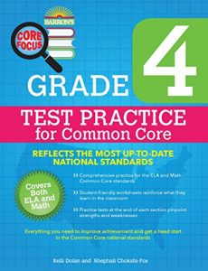 Descargar Barron’s Core Focus Grade 4: Test Practice for Common Core pdf, epub, ebook