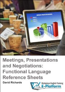 Descargar Meetings, Presentations and Negotiations: Functional Language Reference Sheets (Business English: Functional Language Reference Sheets) (English Edition) pdf, epub, ebook