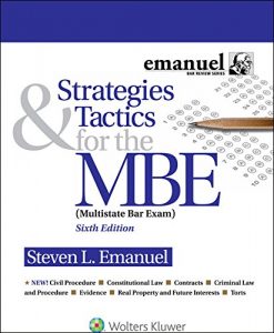 Descargar Strategies and Tactics for the MBE (Emanuel Bar Review) pdf, epub, ebook