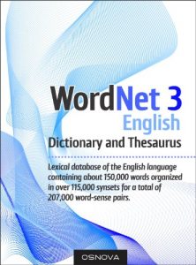 Descargar WordNet 3 (largest English dictionary and thesaurus) (English Edition) pdf, epub, ebook