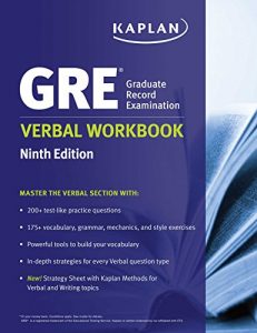 Descargar GRE Verbal Workbook (Kaplan Test Prep) (English Edition) pdf, epub, ebook